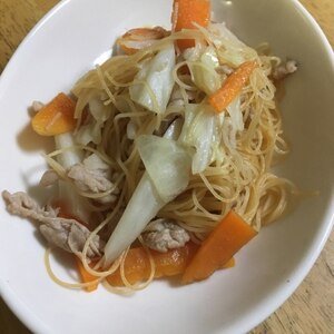 袋のまんま！簡単時短！たっぷり野菜入りビーフン